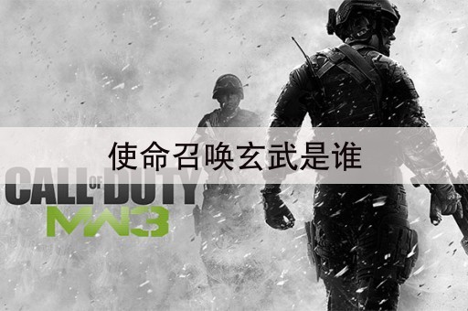 使命召唤玄武是谁